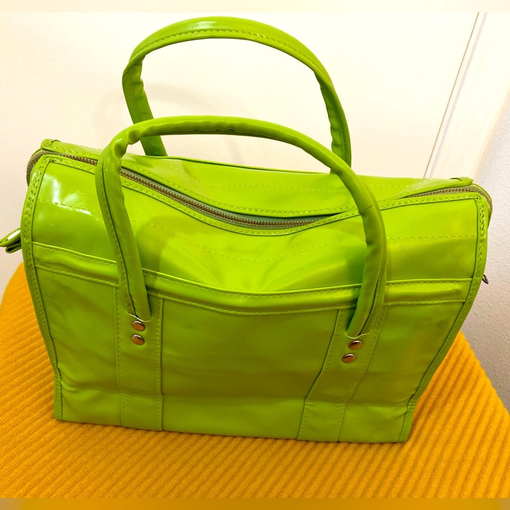 Lime Green Mini Tote Bag